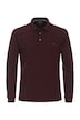 Polo-Shirt Langarm uni