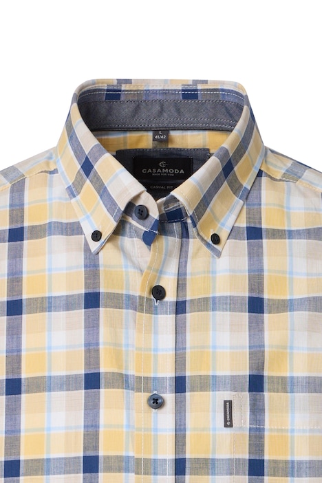 Freizeithemd Kurzarm kariert Casual Fit
