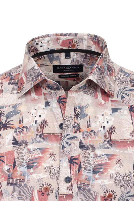 Freizeithemd Print Casual Fit