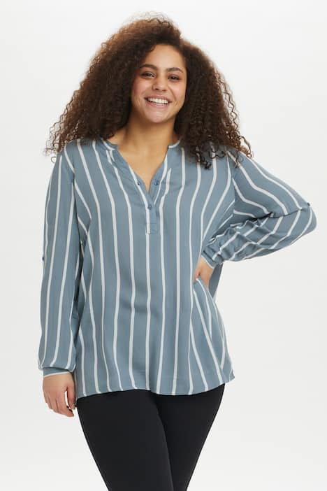 Langarm-Bluse Regular fit