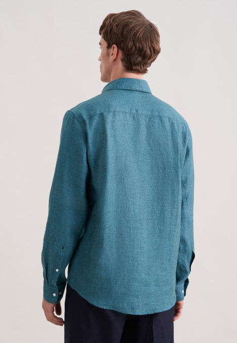Herren Leinenhemd - Uni