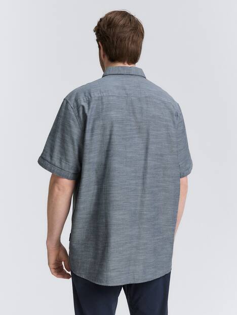 Kurzarmhemd mit Brusttasche