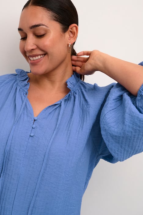 Langarm-Bluse Regular fit