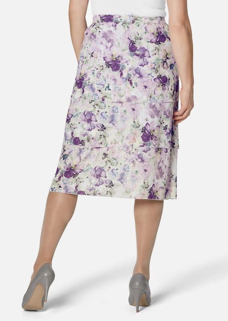 GOLDNER Gedessineerde rok Iets zwierige gedessineerde rok