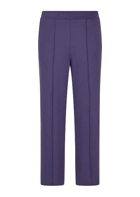 Verkürzte Jersey-Hose VERA mit Biesen