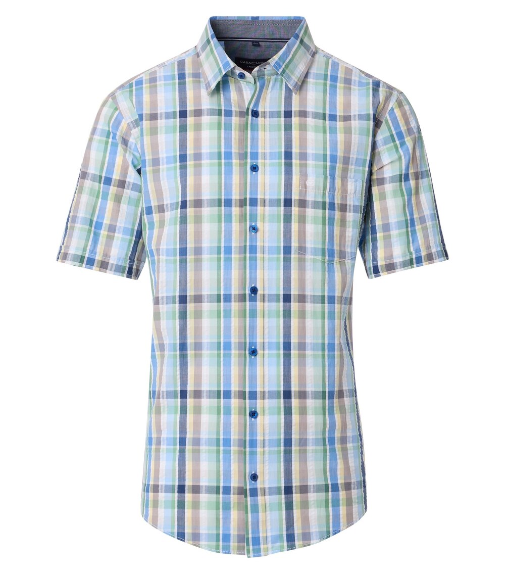 Freizeithemd Kurzarm kariert Casual Fit