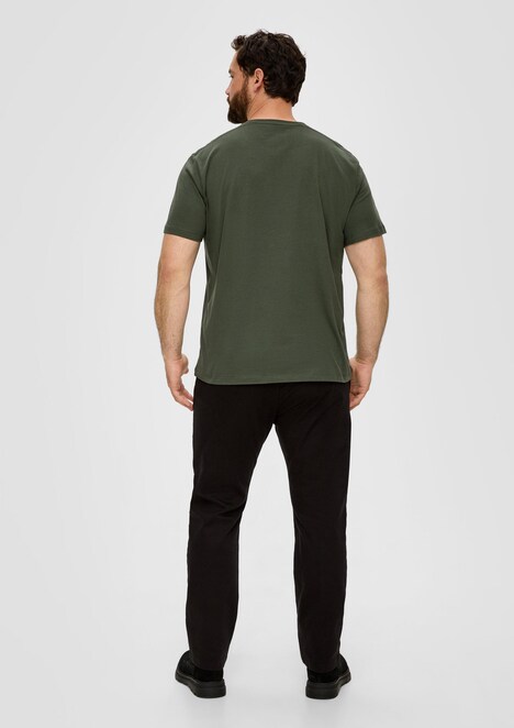 Baumwoll-T-Shirt mit Logo-Print