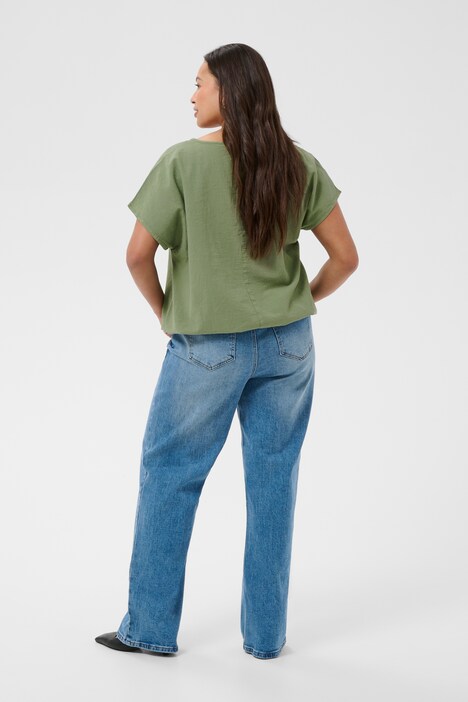 Kurzarm-Bluse Loose fit