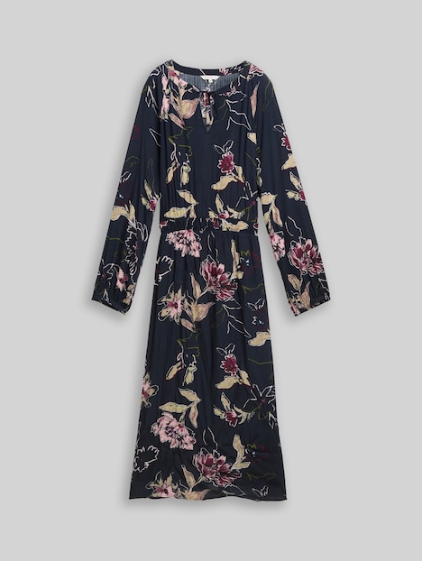 Maxi-Kleid mit Blumenmuster