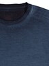 Herren Langarm-Shirt strukturiert , Indigoblau