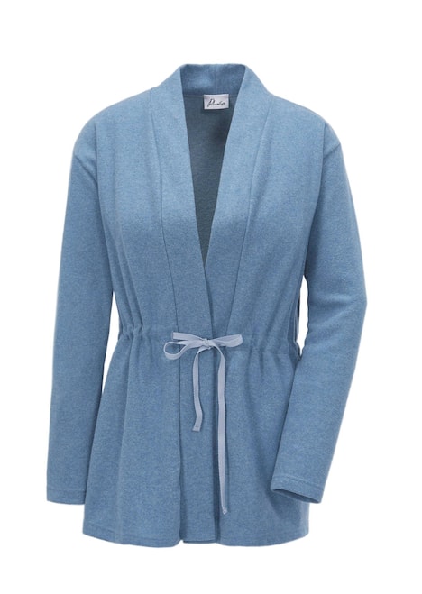 Kuscheliger Cardigan mit Bindeband