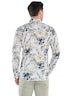 Herren Hemd mit tropischem Muster , Khaki