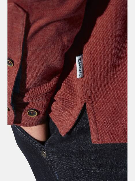 Langarm-Poloshirt VITORIO