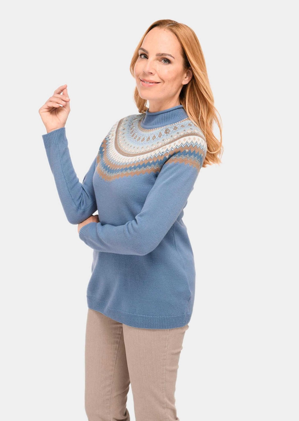 Norweger-Pullover mit wärmender Schurwolle