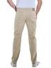 Herren 5-Pocket-Hose regular , Beige