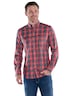 engbers Herren Langarm-Hemd kariert , Feuerrot