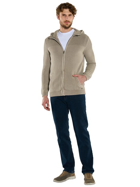 Strickjacke strukturiert