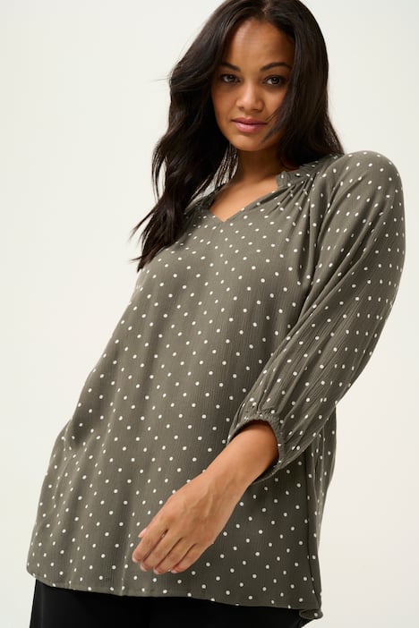 Langarm-Bluse Regular fit