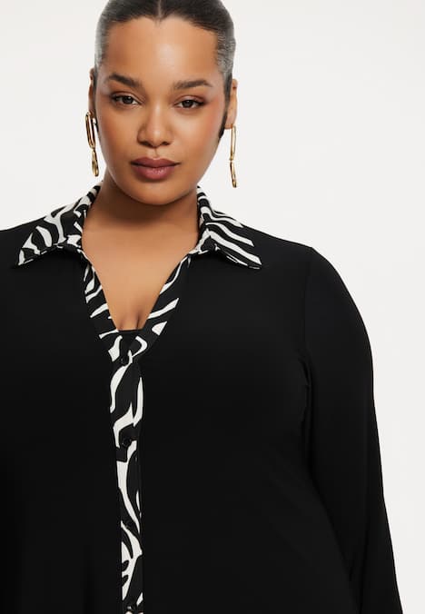 Kleid Lockere Passform