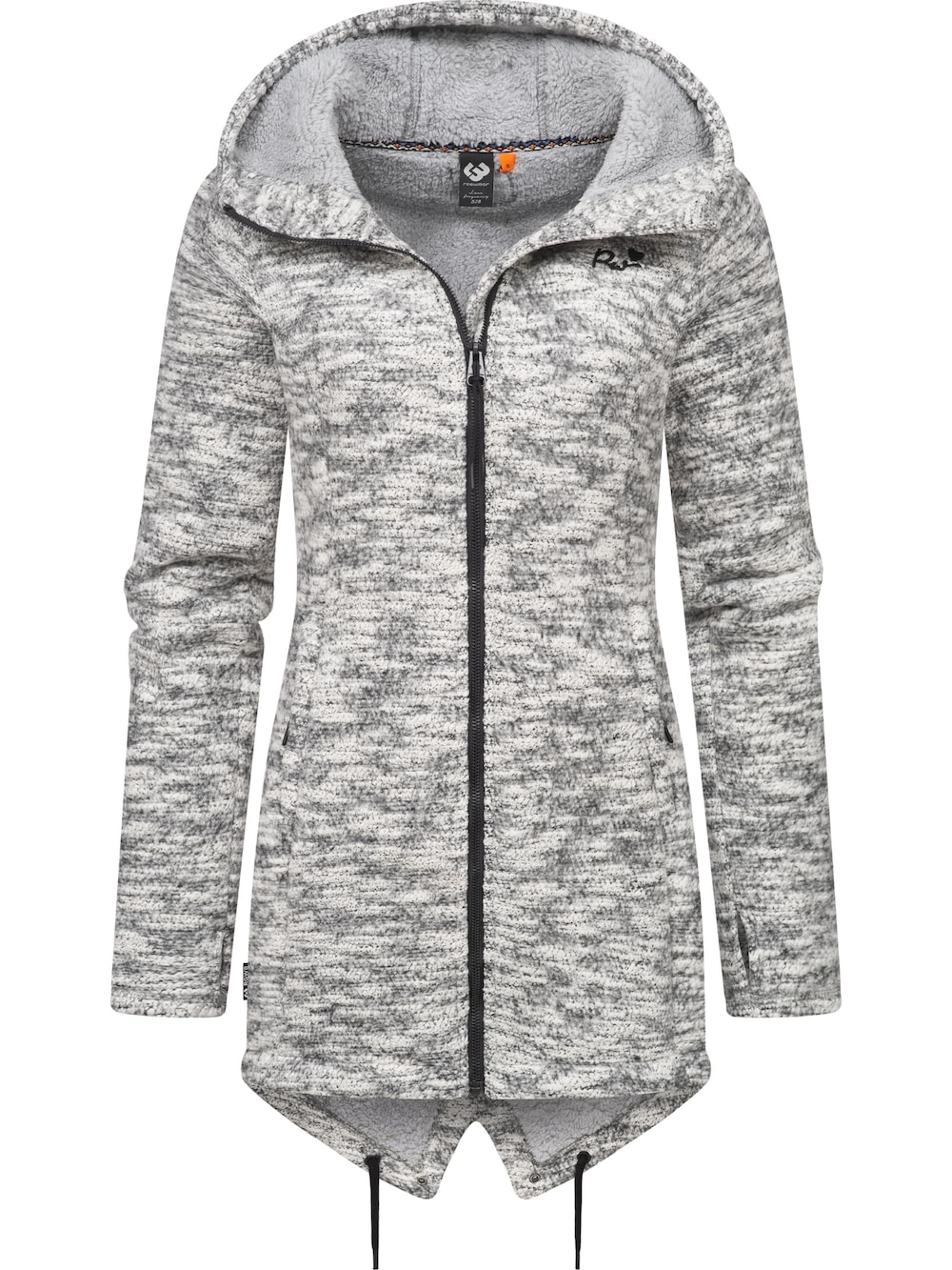 Kapuzenstrickjacke Wingi Melange