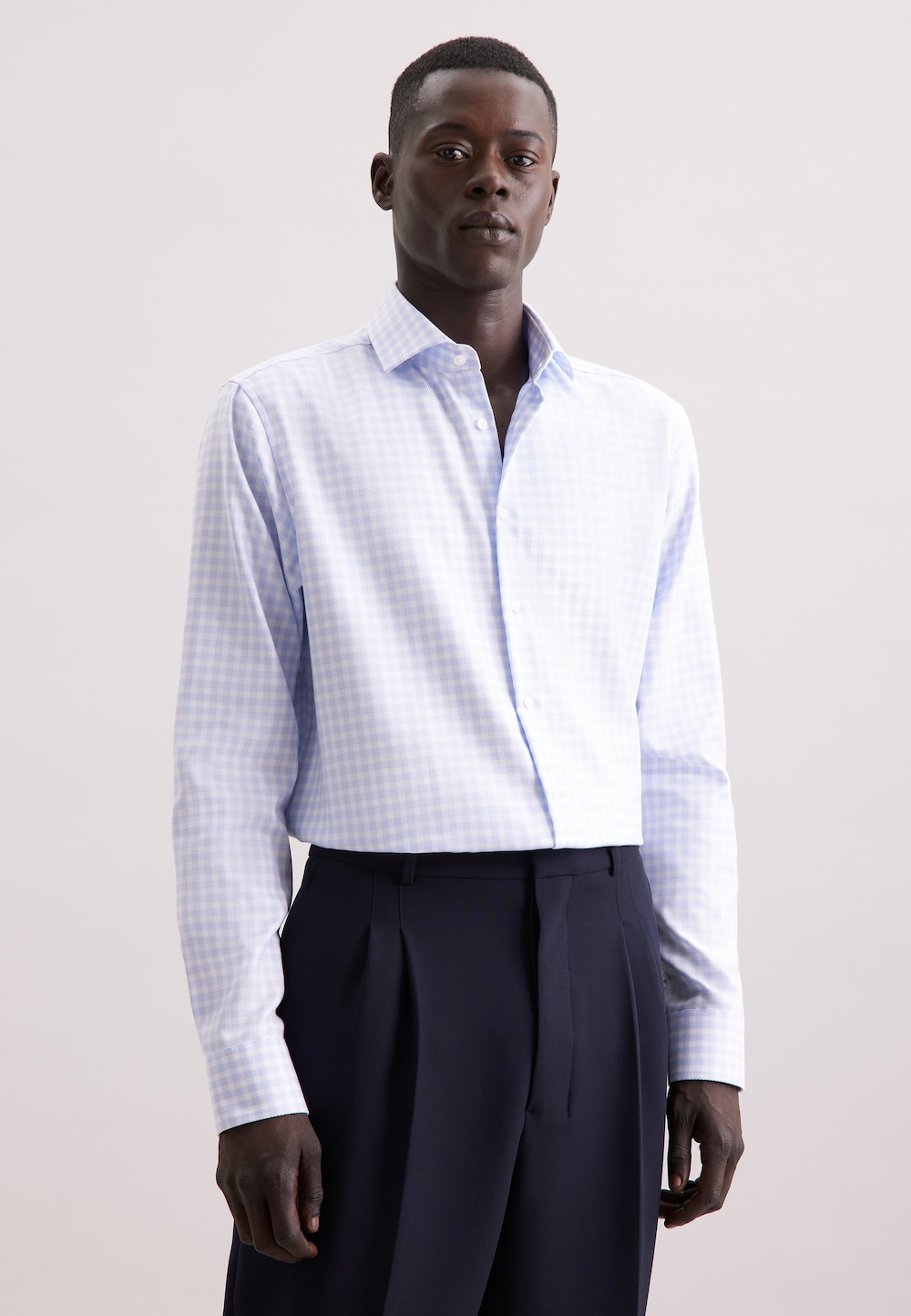 Herren Business Hemd - Karo