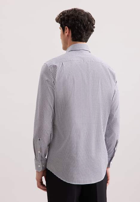 Herren Business Hemd - Karo