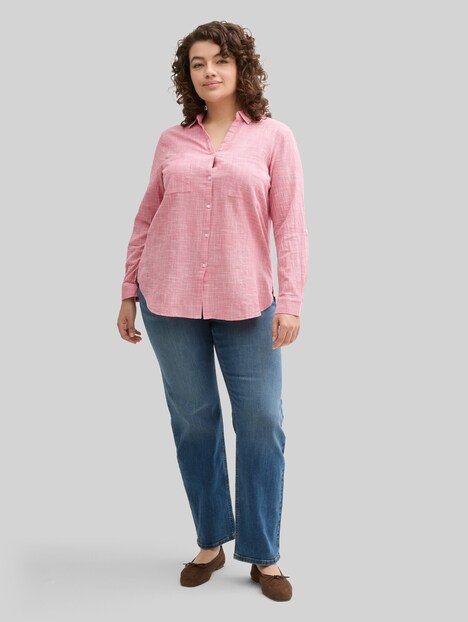 Bluse mit Brusttaschen