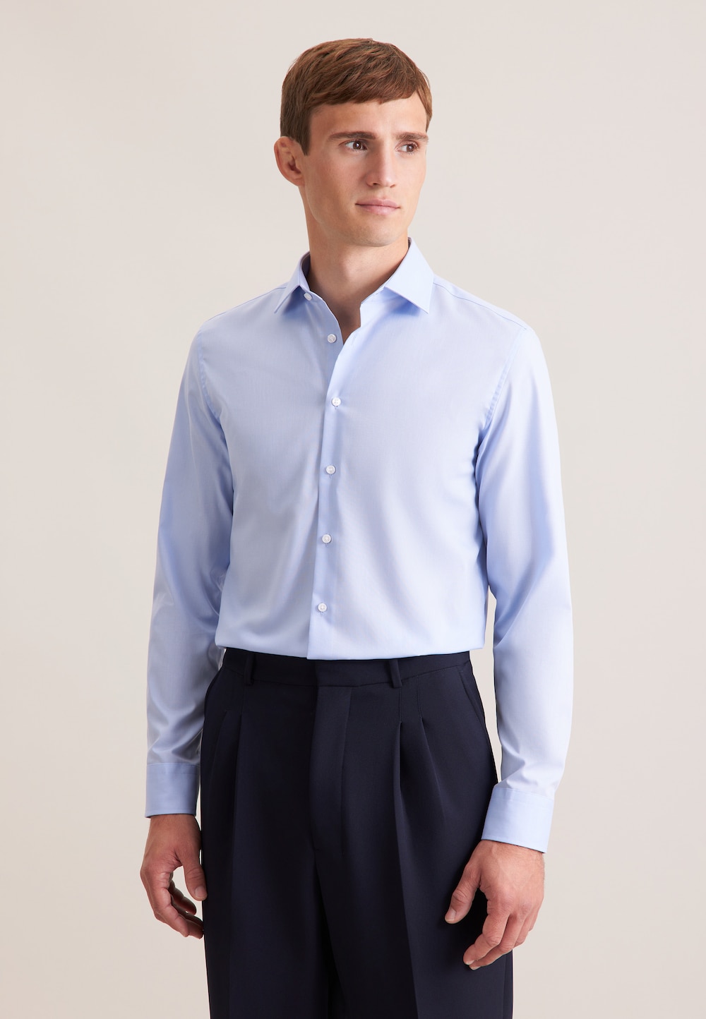 Herren Business Hemd - Uni
