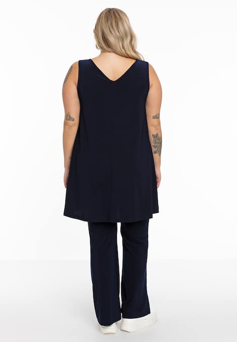 Top mit V-Ausschnitt