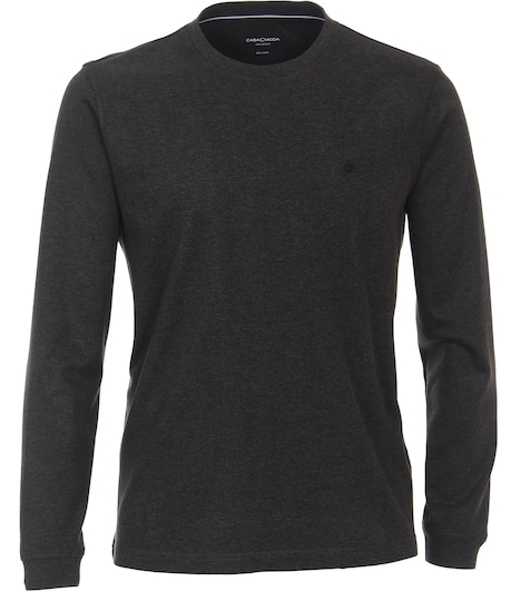 T-Shirt Langarm uni