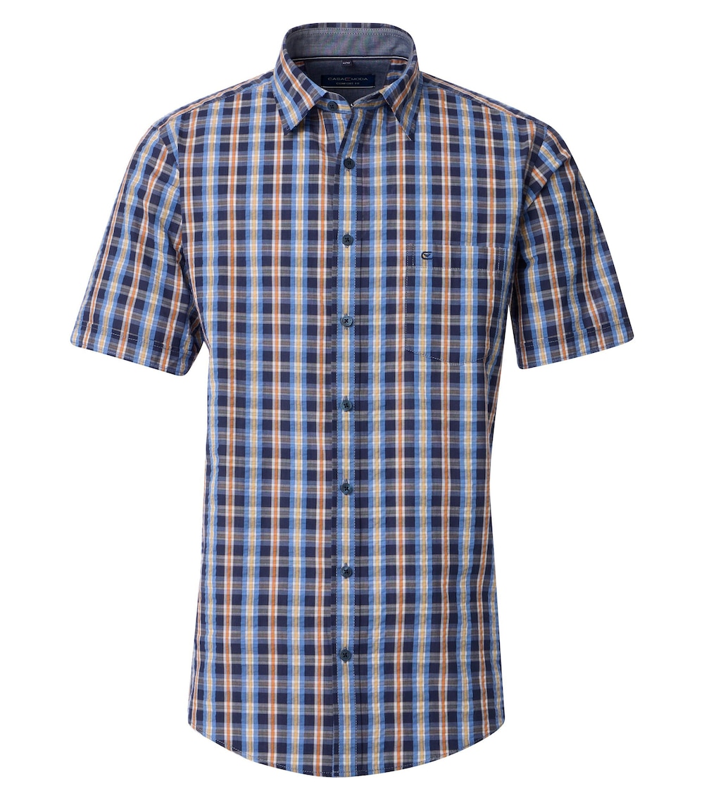 Freizeithemd Kurzarm kariert Comfort Fit