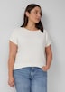 Strukturiertes T-Shirt im Relaxed Fit mit U-Boot-Ausschnitt