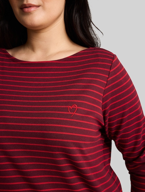 Langarmshirt mit Streifenmuster