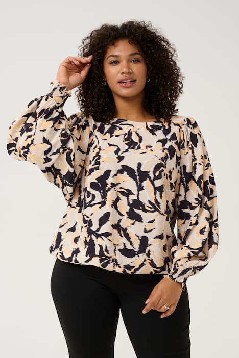 Blouse met lange mouwen Regular fit