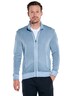 Herren Sweatjacke mit Taschen , Mittelblau