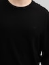 Strickpullover mit Logo Stickerei