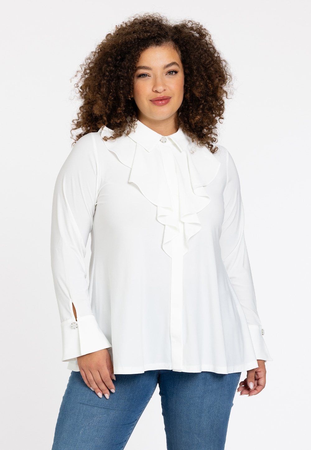 Blouse met ruches