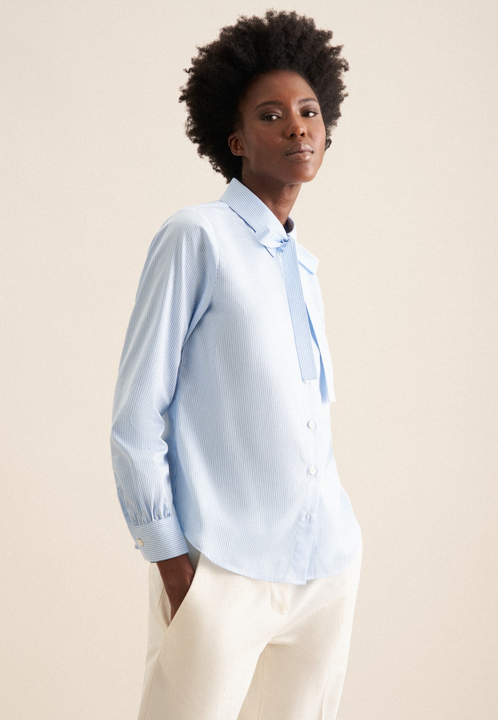 Damen Hemdbluse - Streifen