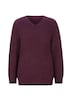 Strickpullover mit V-Ausschnitt