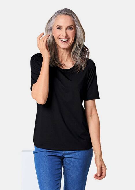 Gepflegtes Shirt in formstabiler Ware