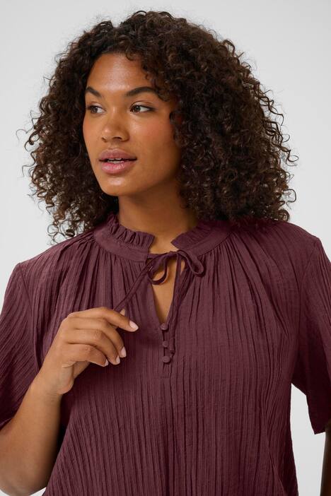 Kurzarm-Bluse Regular fit