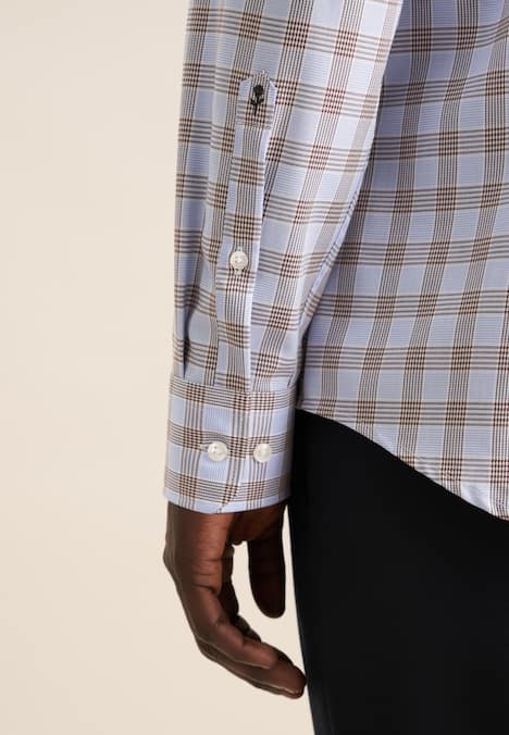 Herren Business Hemd - Karo