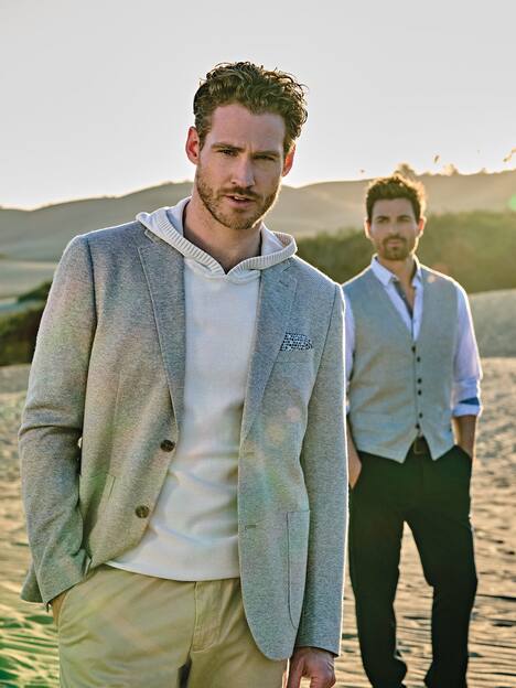 engbers Herren Freizeit-Sakko regular , Beige