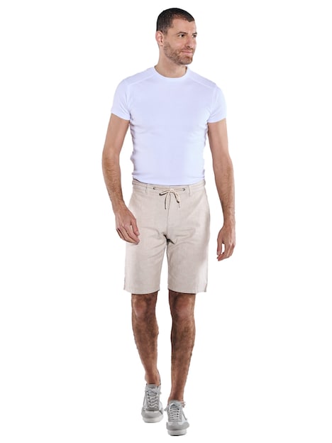 Herren Chino-Bermuda regular , Beige