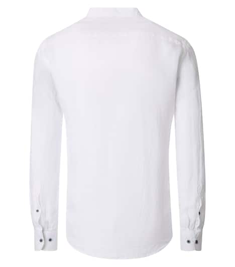 Leinenhemd uni Casual Fit