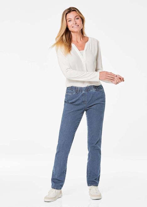 GOLDNER Jeans CARLA met elastische band Klassieke jeans CARLA met elastische tailleband