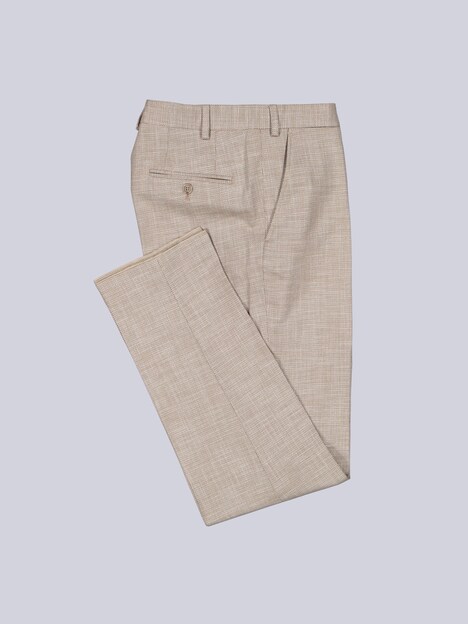 Herren Anzug-Hose slim fit , Beige