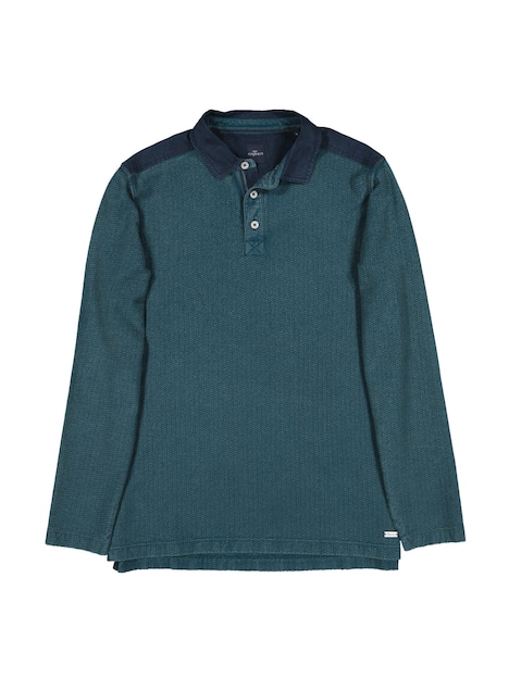 Langarm-Shirt mit Polokragen