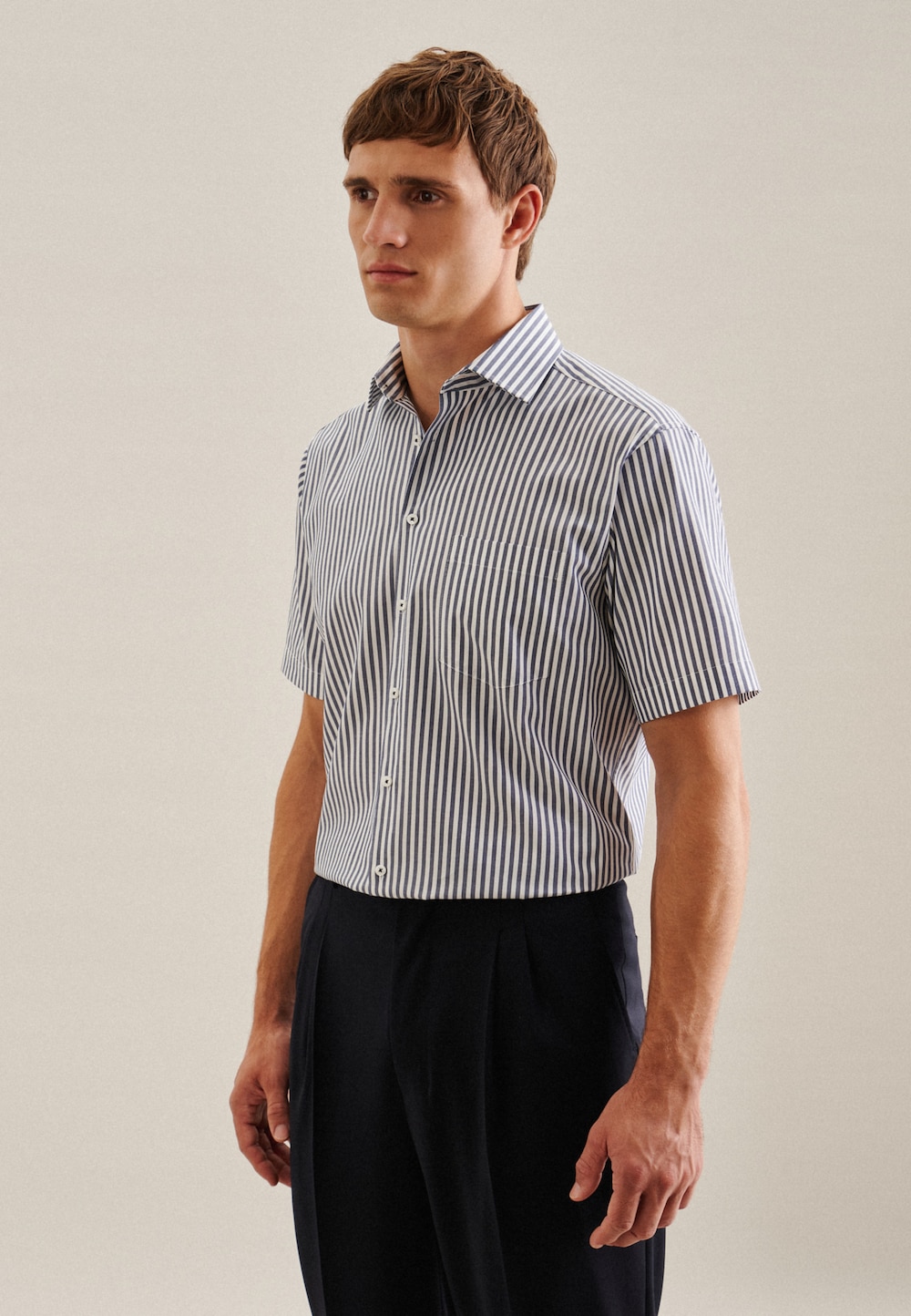 Herren Business Hemd - Streifen