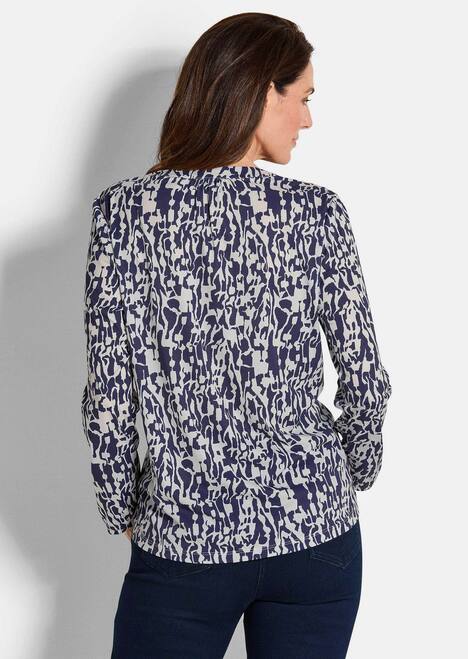 Elegantes Blusenshirt mit V-Ausschnitt